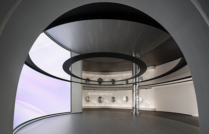 松江化妝品公司科技展廳設計效果-第4張圖片-上海古都建筑設計集團