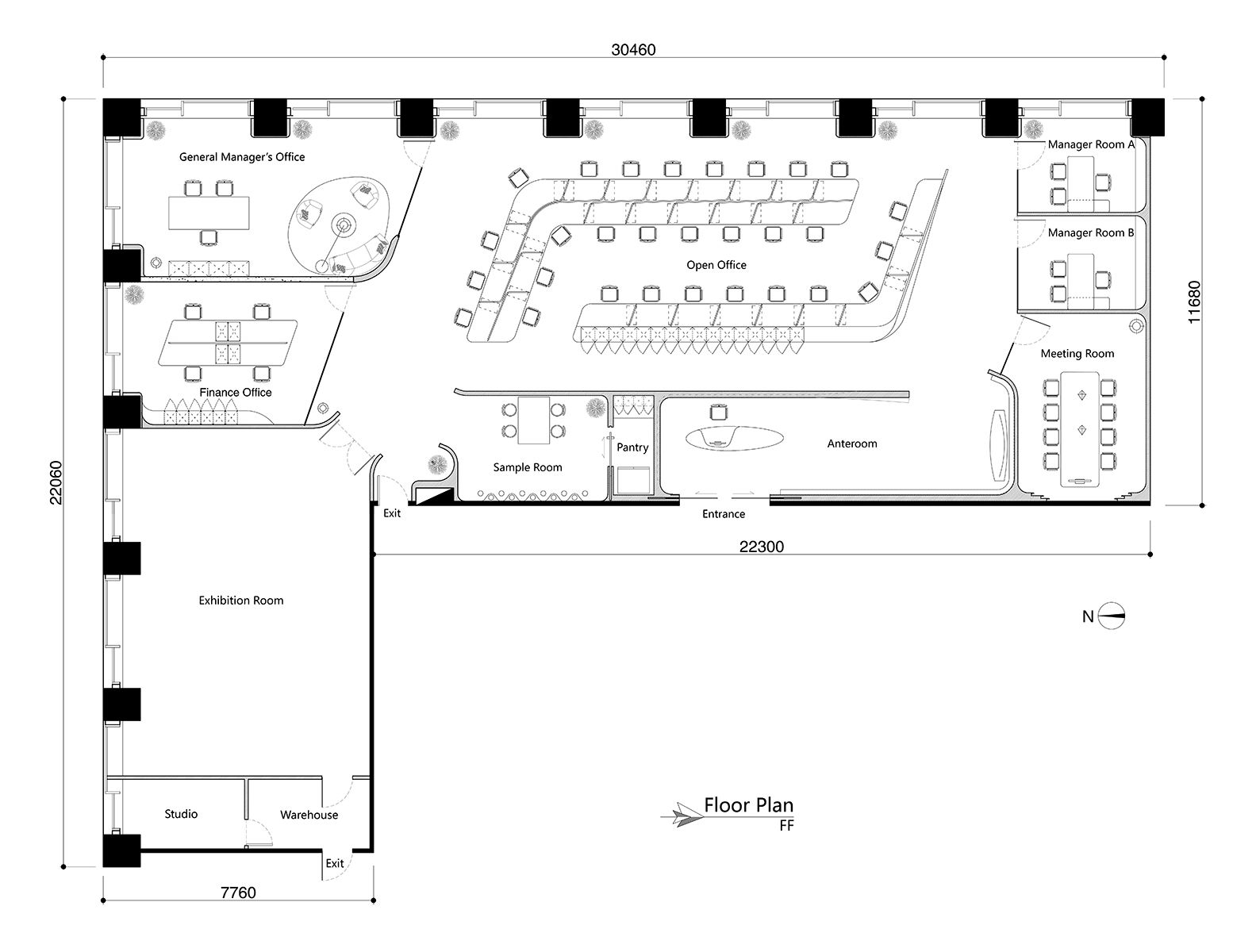 徐匯區(qū)高檔辦公室裝修設計-第1張圖片-上海古都建筑設計集團 徐匯區(qū)高檔辦公室裝修設計-第1張圖片-上海古都建筑設計集團