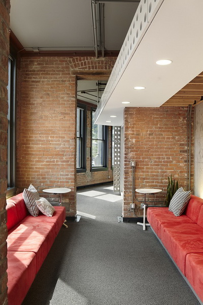 上海辦公室裝修彩色墻壁裝修設計-第6張圖片-上海古都建筑設計集團