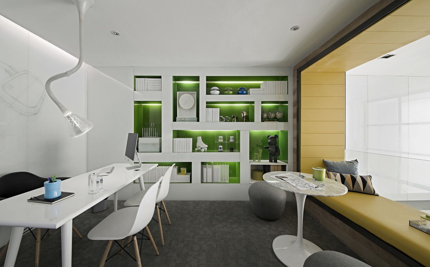 閔行區(qū)50平復式loft風格辦公室裝修設計-第5張圖片-上海古都建筑設計集團 閔行區(qū)50平復式loft風格辦公室裝修設計-第5張圖片-上海古都建筑設計集團