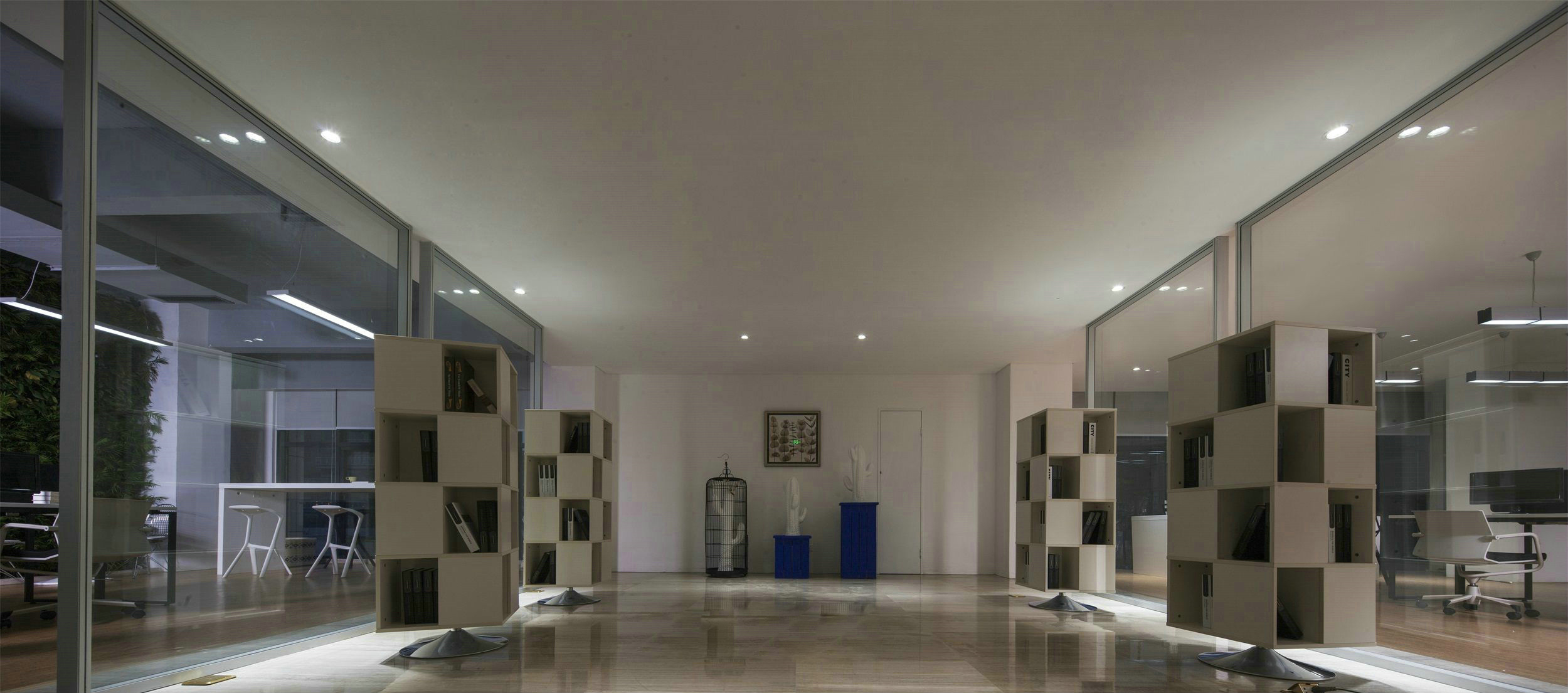 上?，F代時尚風格辦公室裝修設計-第2張圖片-上海古都建筑設計集團