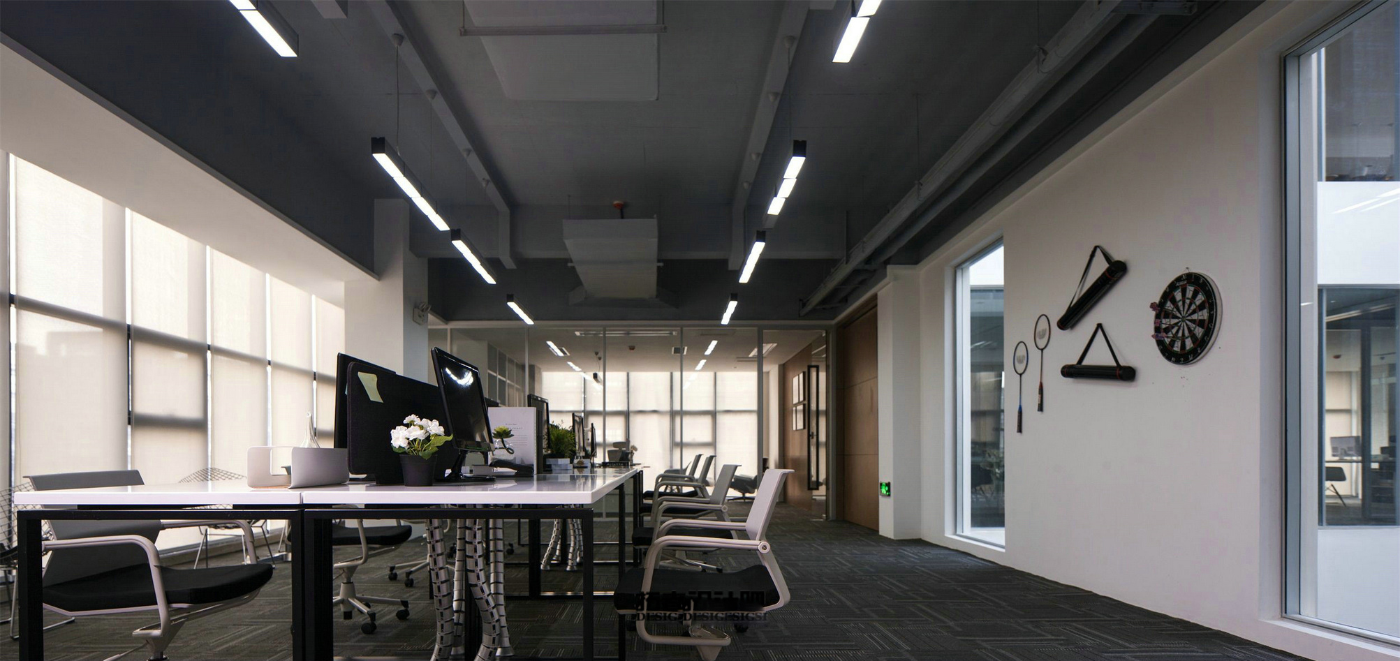 上?，F代時尚風格辦公室裝修設計-第5張圖片-上海古都建筑設計集團