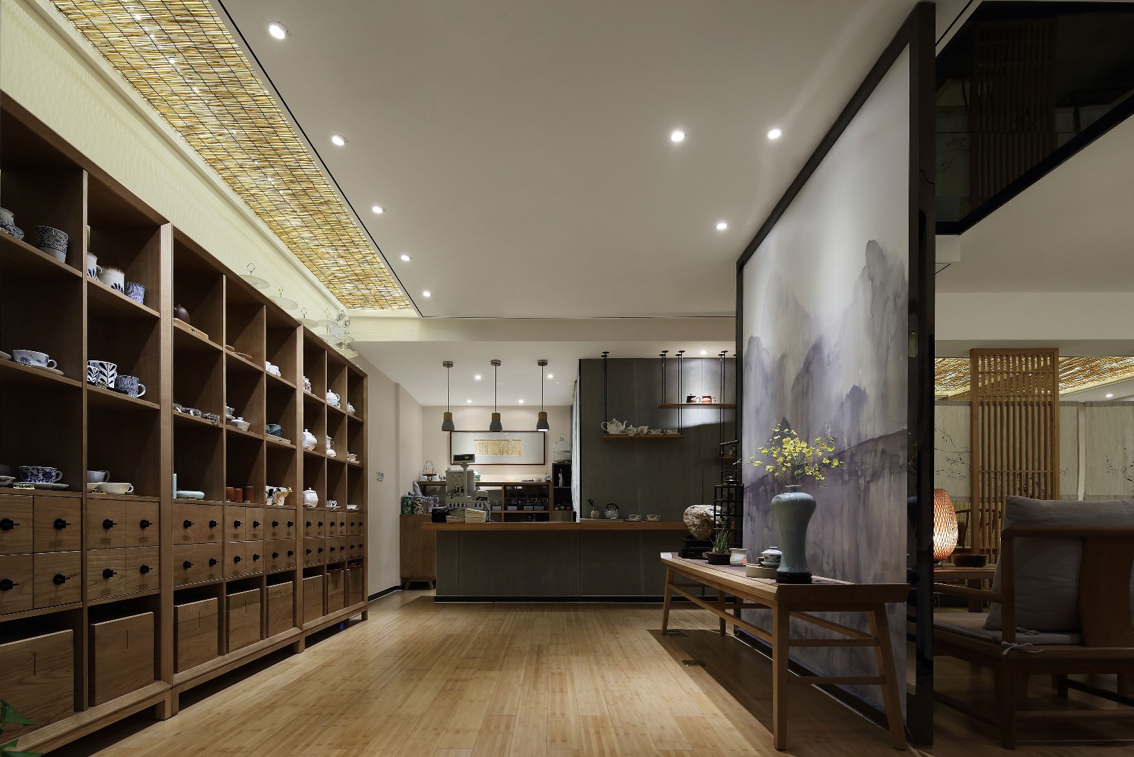 普陀區(qū)120平茶莊裝修設(shè)計-第3張圖片-上海古都建筑設(shè)計集團 普陀區(qū)120平茶莊裝修設(shè)計-第3張圖片-上海古都建筑設(shè)計集團