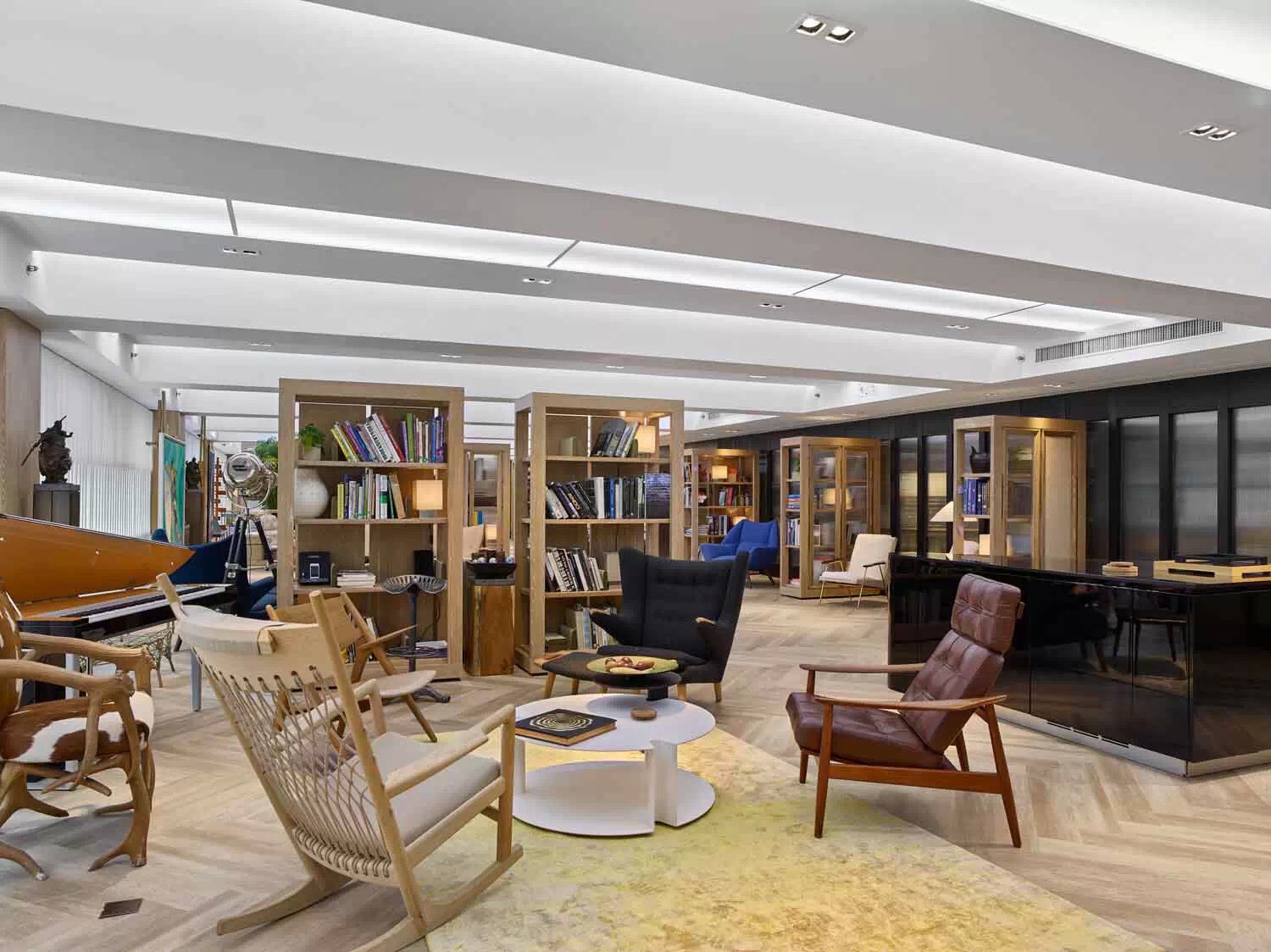 簡約圖書室辦公室裝修設(shè)計-第5張圖片-上海古都建筑設(shè)計集團(tuán) 簡約圖書室辦公室裝修設(shè)計-第5張圖片-上海古都建筑設(shè)計集團(tuán)