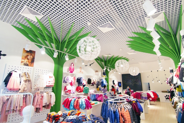 青浦區(qū)時尚童裝店裝修設計-第3張圖片-上海古都建筑設計集團