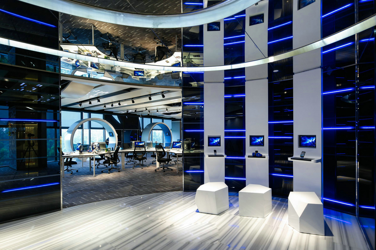 保利科技風(fēng)辦公室裝修設(shè)計(jì)-第2張圖片-上海古都建筑設(shè)計(jì)集團(tuán) 保利科技風(fēng)辦公室裝修設(shè)計(jì)-第2張圖片-上海古都建筑設(shè)計(jì)集團(tuán)