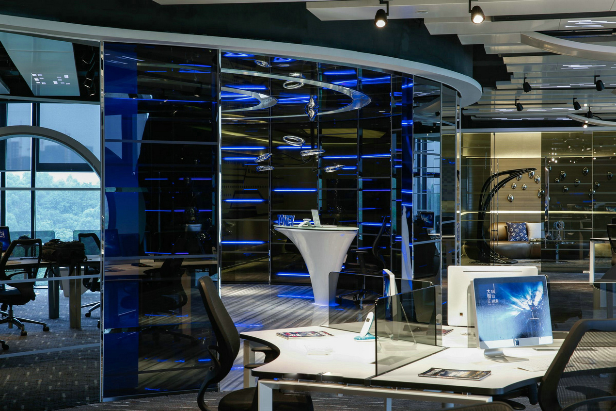 保利科技風(fēng)辦公室裝修設(shè)計(jì)-第4張圖片-上海古都建筑設(shè)計(jì)集團(tuán) 保利科技風(fēng)辦公室裝修設(shè)計(jì)-第4張圖片-上海古都建筑設(shè)計(jì)集團(tuán)