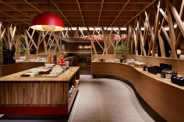 原木日式餐廳裝修設(shè)計-第5張圖片-上海古都建筑設(shè)計集團