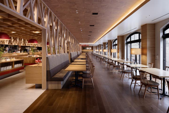原木日式餐廳裝修設(shè)計-第4張圖片-上海古都建筑設(shè)計集團
