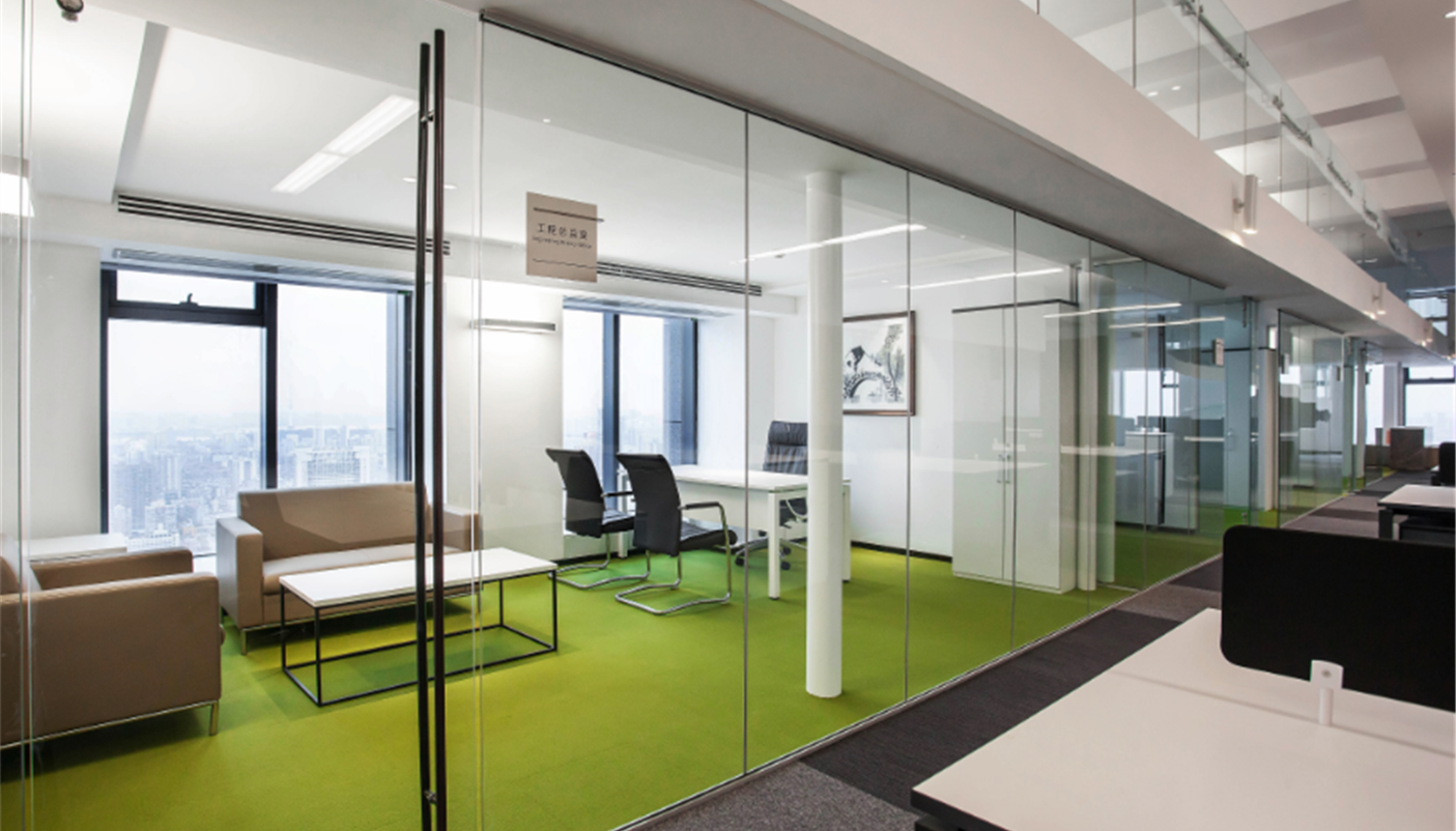 時尚簡約風格辦公室裝修設(shè)計效果圖-第4張圖片-上海古都建筑設(shè)計集團