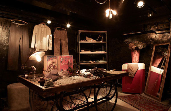 復古服裝店裝修設(shè)計效果圖-第4張圖片-上海古都建筑設(shè)計集團