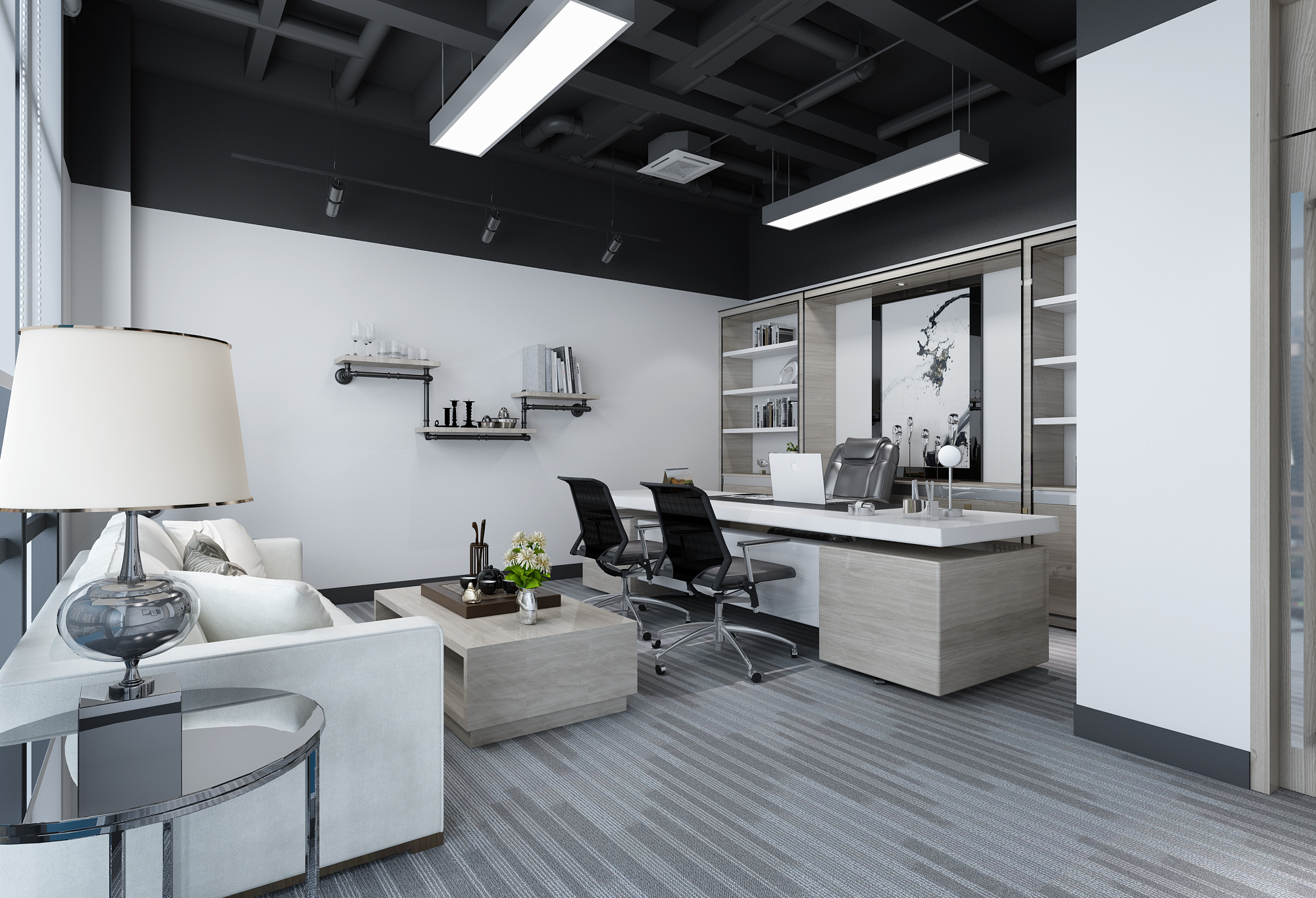 空曠明亮辦公室裝修設(shè)計-第2張圖片-上海古都建筑設(shè)計集團 空曠明亮辦公室裝修設(shè)計-第2張圖片-上海古都建筑設(shè)計集團