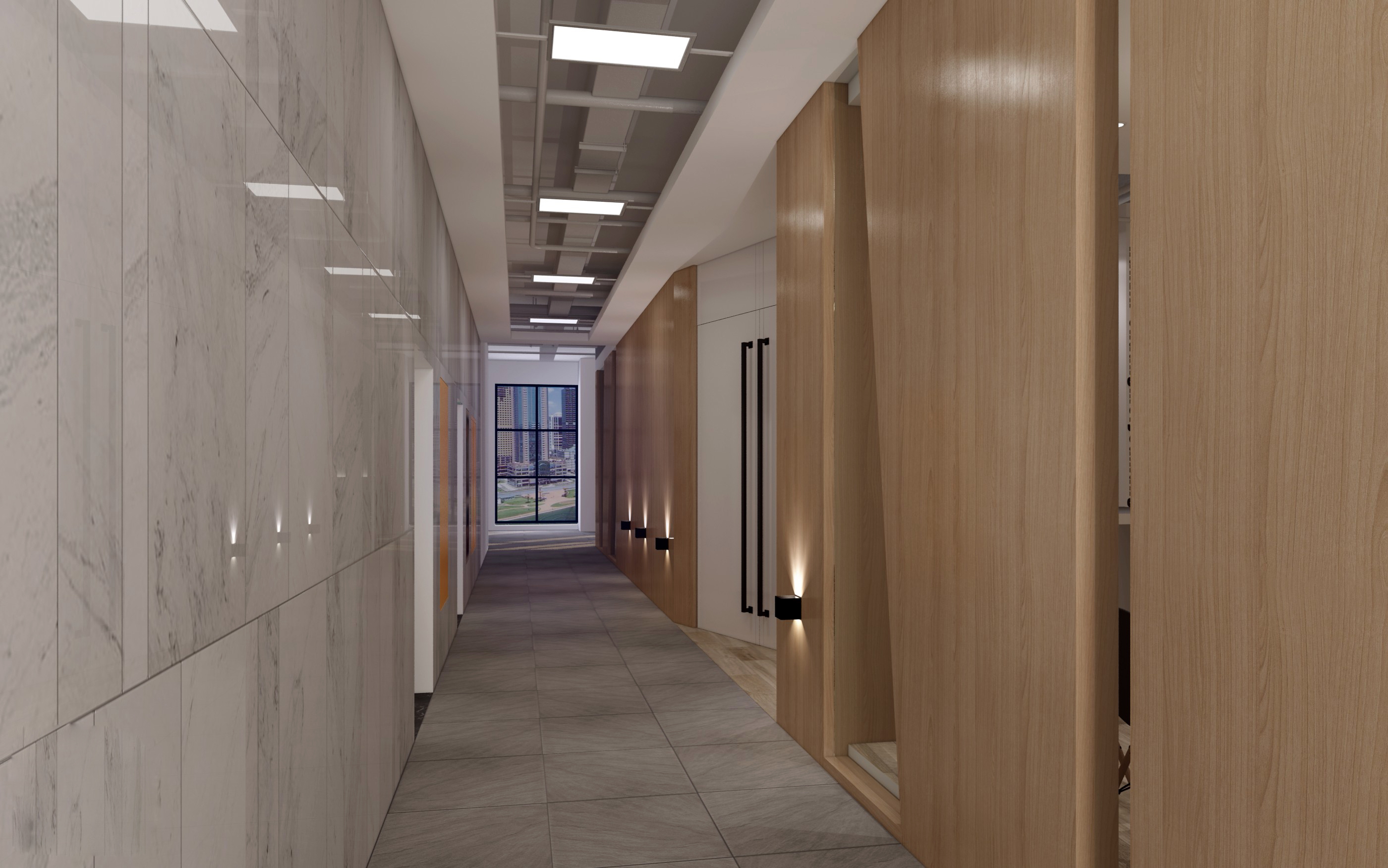 國際科技風格辦公室裝修設計-第4張圖片-上海古都建筑設計集團 國際科技風格辦公室裝修設計-第4張圖片-上海古都建筑設計集團