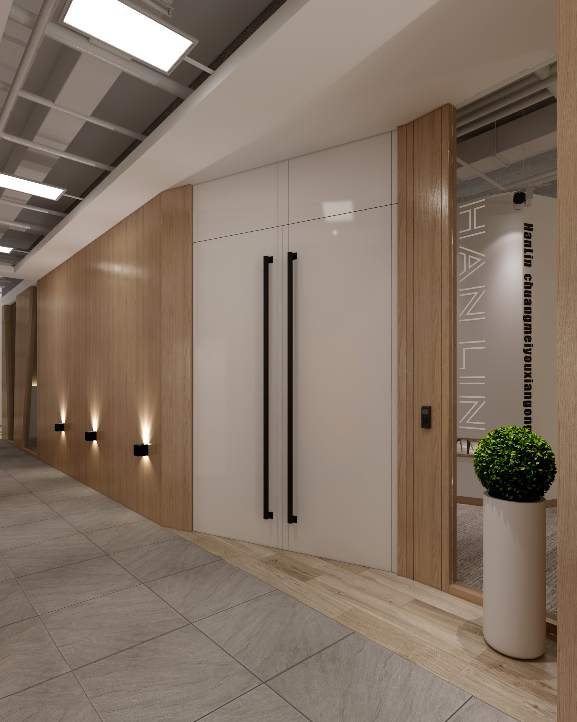 國際科技風格辦公室裝修設計-第7張圖片-上海古都建筑設計集團 國際科技風格辦公室裝修設計-第7張圖片-上海古都建筑設計集團