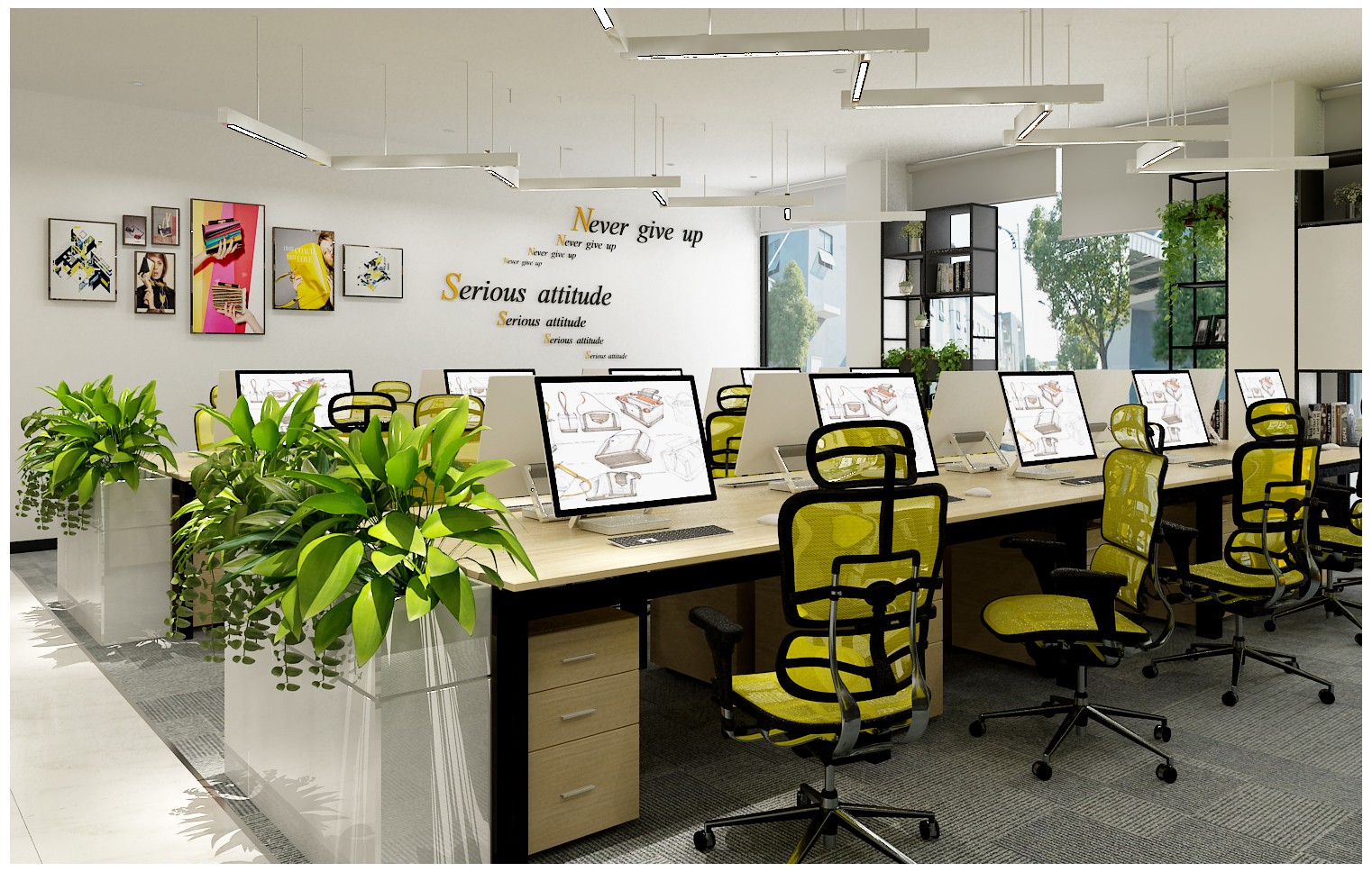 清新綠植辦公室裝修設(shè)計(jì)-第4張圖片-上海古都建筑設(shè)計(jì)集團(tuán) 清新綠植辦公室裝修設(shè)計(jì)-第4張圖片-上海古都建筑設(shè)計(jì)集團(tuán)