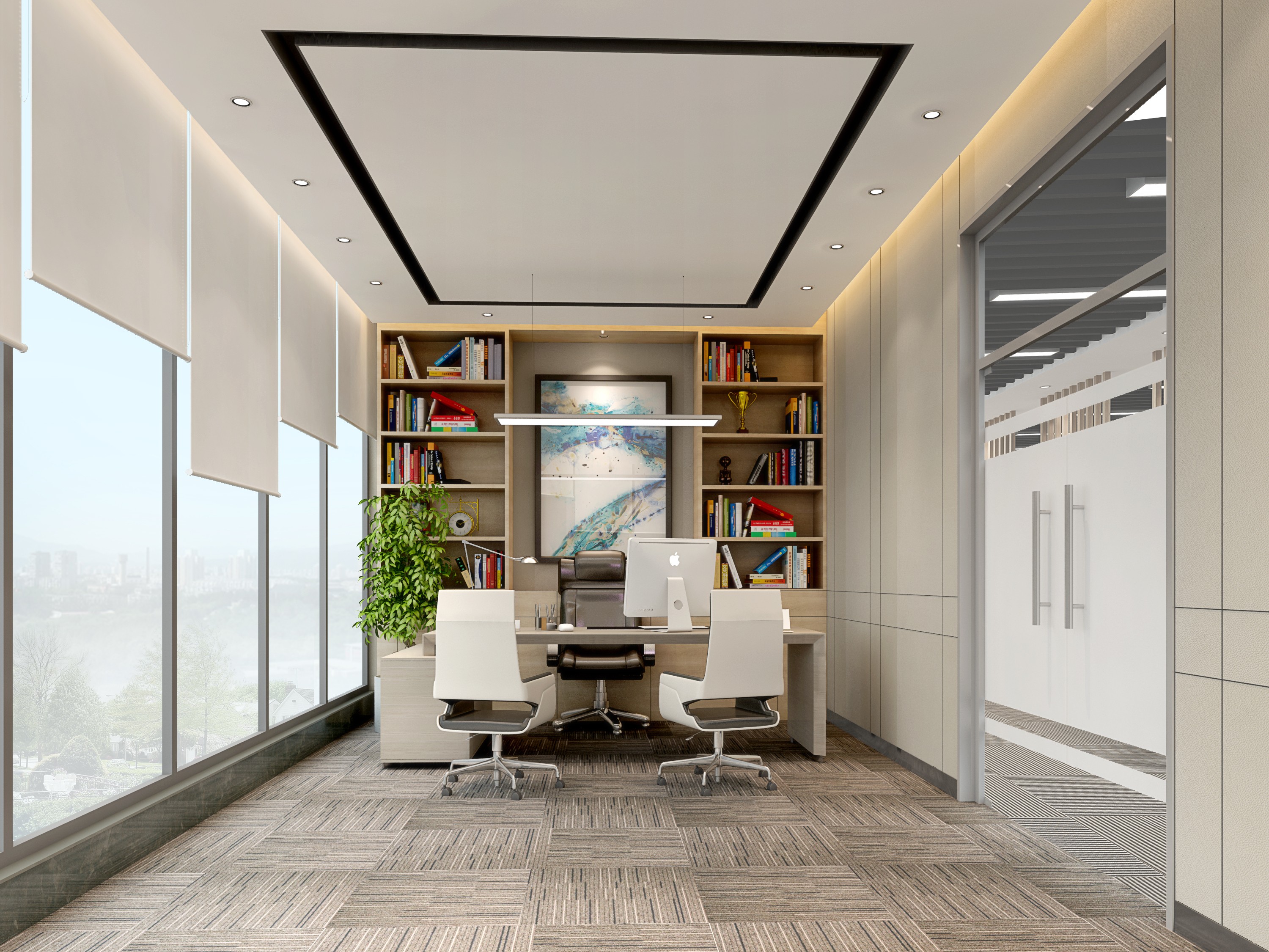 簡約明了辦公室裝修設(shè)計-第11張圖片-上海古都建筑設(shè)計集團 簡約明了辦公室裝修設(shè)計-第11張圖片-上海古都建筑設(shè)計集團