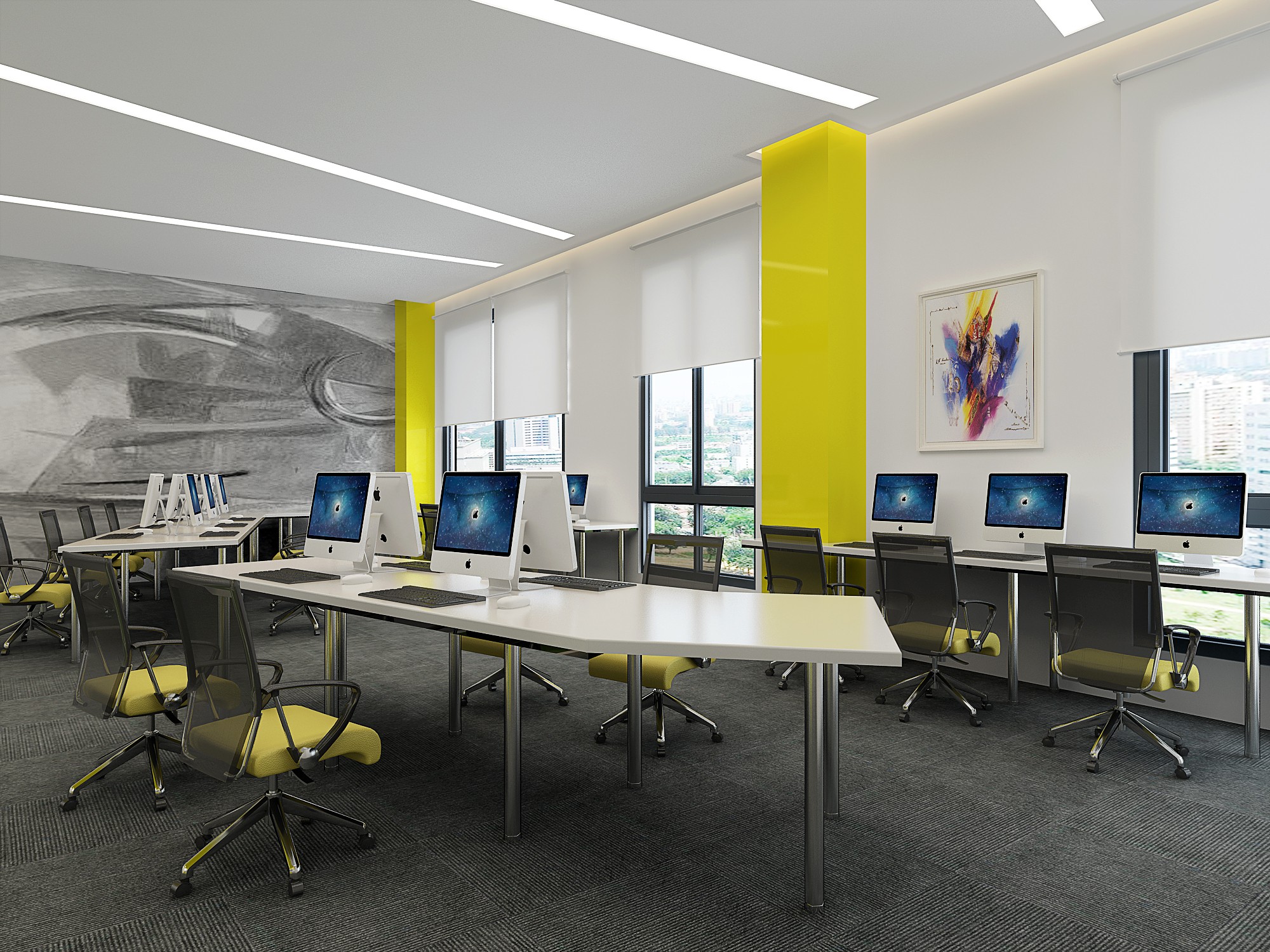 大黃蜂風(fēng)格辦公室裝修設(shè)計-第3張圖片-上海古都建筑設(shè)計集團 大黃蜂風(fēng)格辦公室裝修設(shè)計-第3張圖片-上海古都建筑設(shè)計集團