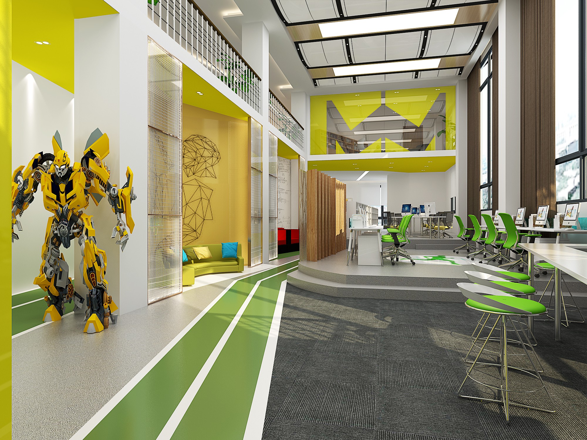 大黃蜂風(fēng)格辦公室裝修設(shè)計-第6張圖片-上海古都建筑設(shè)計集團 大黃蜂風(fēng)格辦公室裝修設(shè)計-第6張圖片-上海古都建筑設(shè)計集團