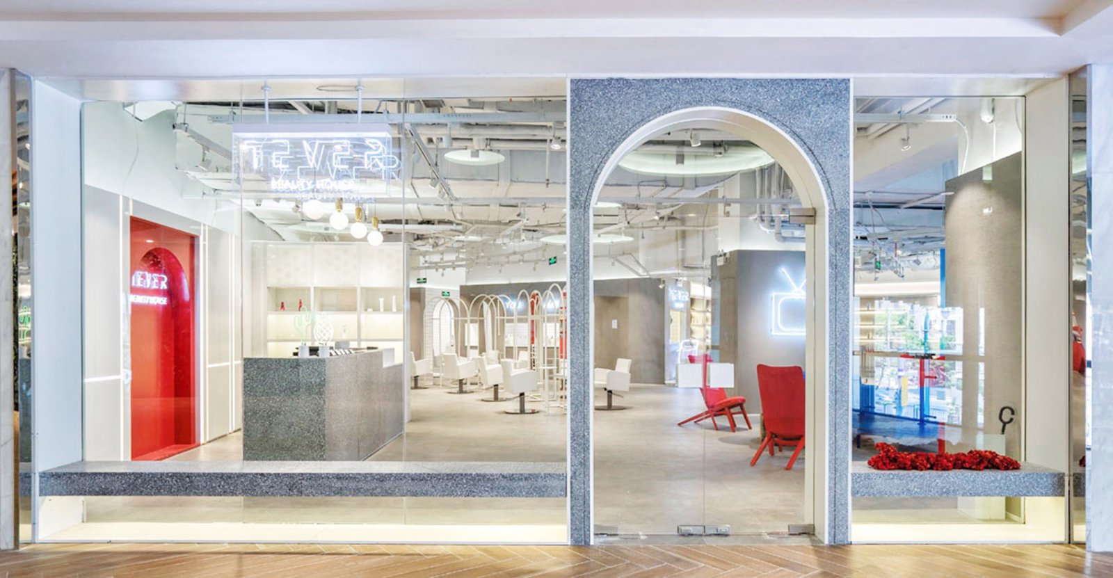 現(xiàn)代時尚發(fā)廊裝修設(shè)計-第1張圖片-上海古都建筑設(shè)計集團 現(xiàn)代時尚發(fā)廊裝修設(shè)計-第1張圖片-上海古都建筑設(shè)計集團