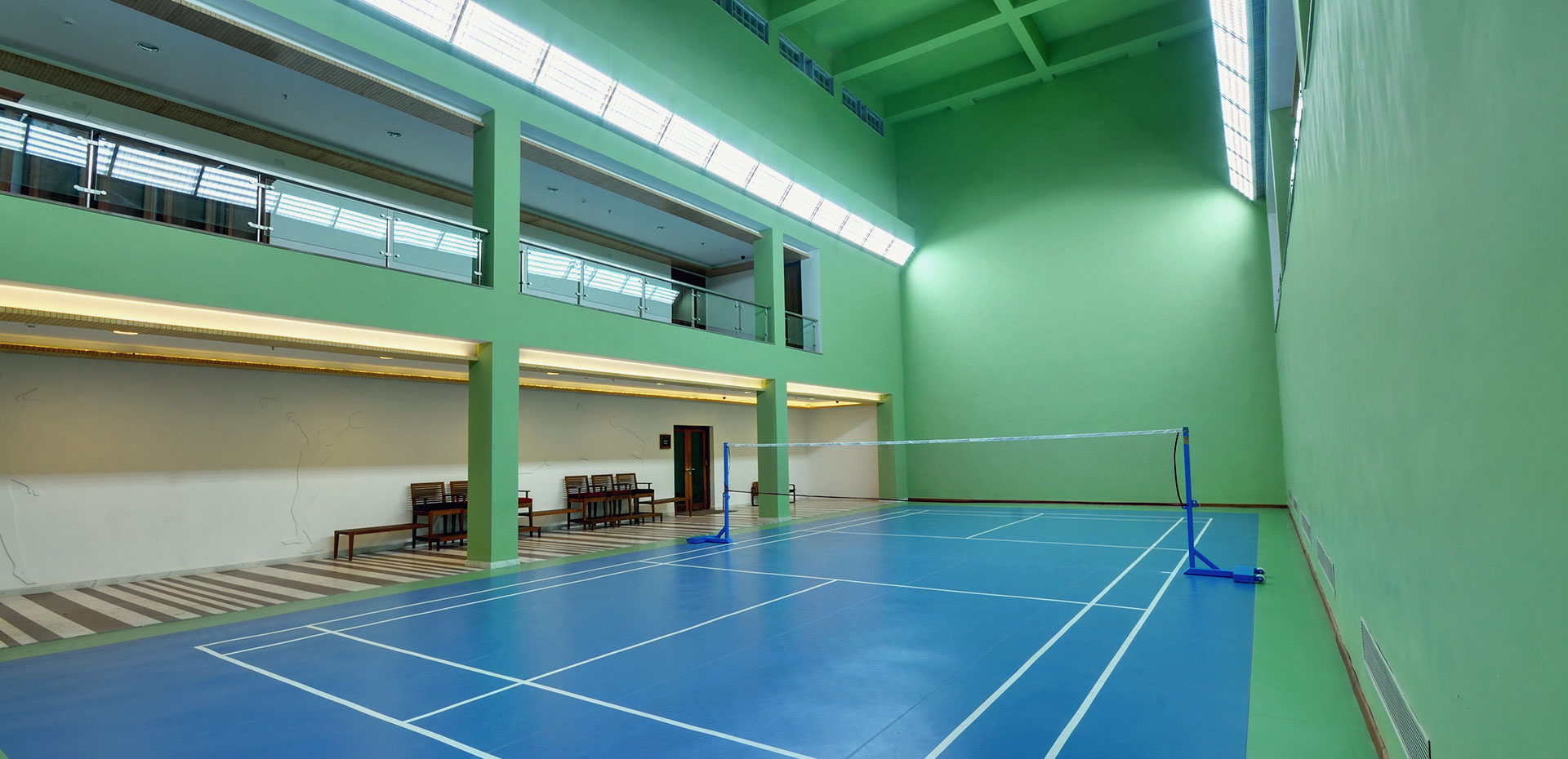 室內(nèi)小型簡(jiǎn)約羽毛球館裝修設(shè)計(jì)-第2張圖片-上海古都建筑設(shè)計(jì)集團(tuán) 室內(nèi)小型簡(jiǎn)約羽毛球館裝修設(shè)計(jì)-第2張圖片-上海古都建筑設(shè)計(jì)集團(tuán)