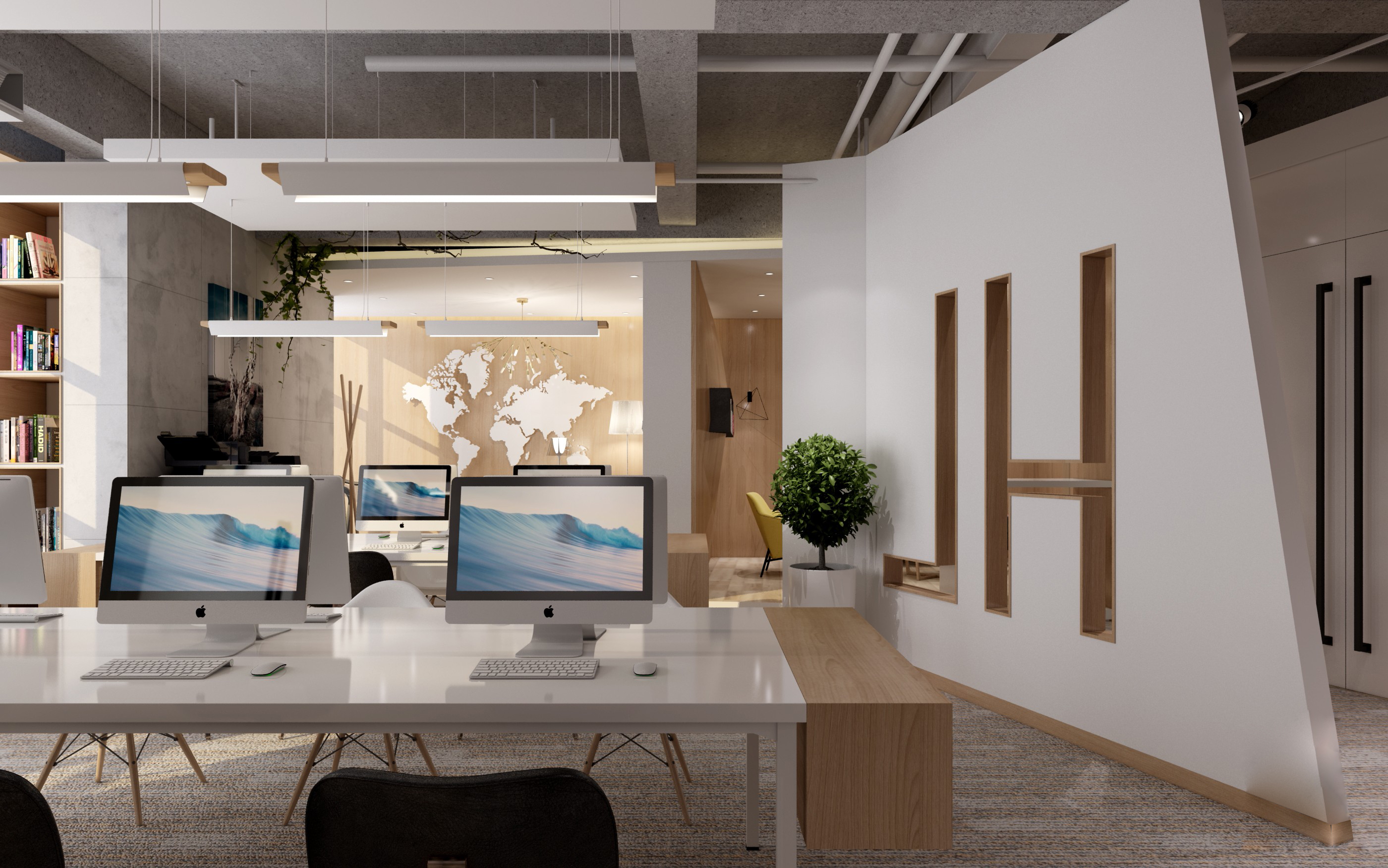 質(zhì)樸風(fēng)格辦公室裝修效果圖-第3張圖片-上海古都建筑設(shè)計(jì)集團(tuán) 質(zhì)樸風(fēng)格辦公室裝修效果圖-第3張圖片-上海古都建筑設(shè)計(jì)集團(tuán)