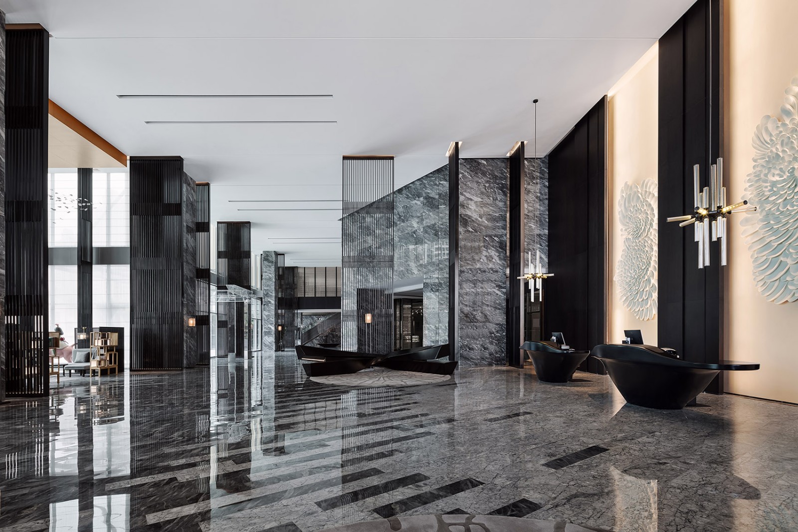 古典奢華風格辦公樓大廳裝修設(shè)計-第3張圖片-上海古都建筑設(shè)計集團 古典奢華風格辦公樓大廳裝修設(shè)計-第3張圖片-上海古都建筑設(shè)計集團