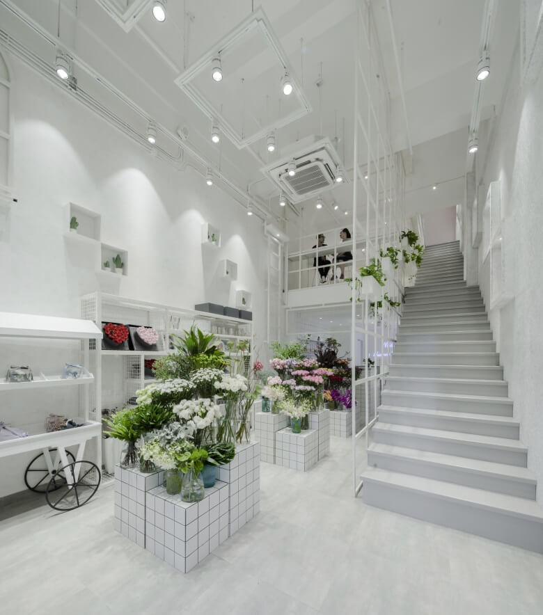 清新簡約花藝店裝修設(shè)計-第1張圖片-上海古都建筑設(shè)計集團 清新簡約花藝店裝修設(shè)計-第1張圖片-上海古都建筑設(shè)計集團