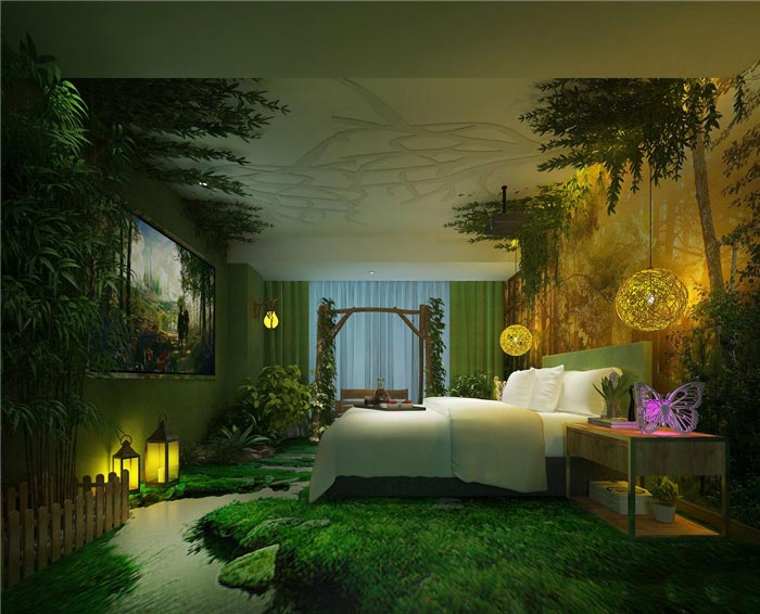 個性情侶主題酒店裝修設計-第1張圖片-上海古都建筑設計集團 個性情侶主題酒店裝修設計-第1張圖片-上海古都建筑設計集團