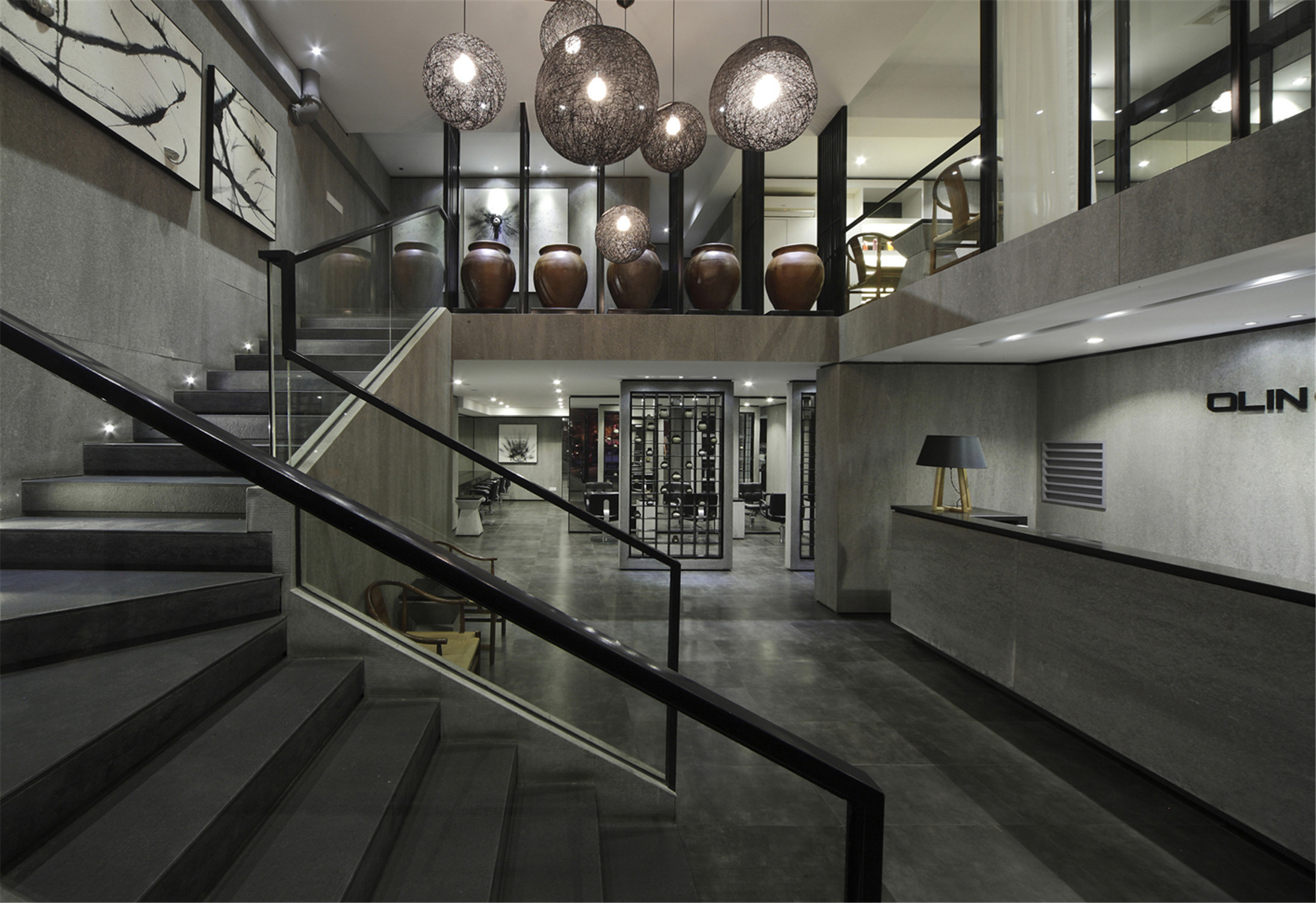 復(fù)式風(fēng)格理發(fā)店裝修設(shè)計(jì)-第4張圖片-上海古都建筑設(shè)計(jì)集團(tuán) 復(fù)式風(fēng)格理發(fā)店裝修設(shè)計(jì)-第4張圖片-上海古都建筑設(shè)計(jì)集團(tuán)