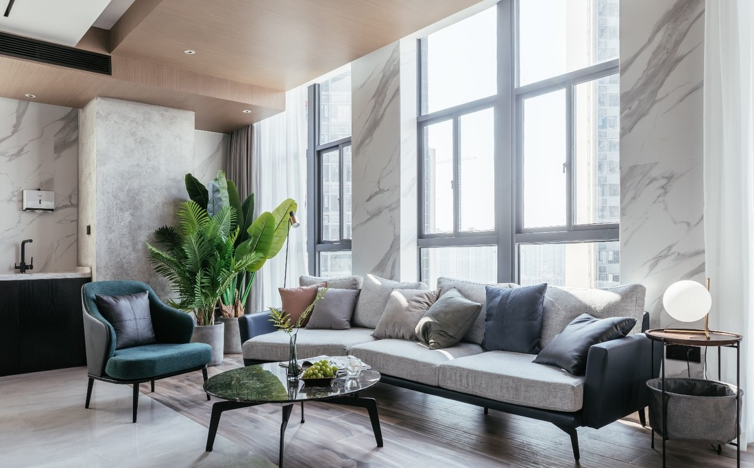 輕奢休閑風格辦公室裝修設計-第4張圖片-上海古都建筑設計集團 輕奢休閑風格辦公室裝修設計-第4張圖片-上海古都建筑設計集團