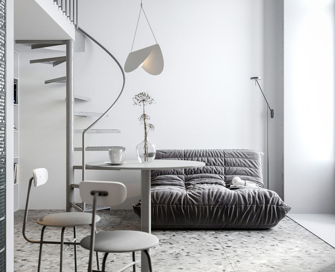 復(fù)式小公寓樓裝修設(shè)計-第4張圖片-上海古都建筑設(shè)計集團(tuán) 復(fù)式小公寓樓裝修設(shè)計-第4張圖片-上海古都建筑設(shè)計集團(tuán)