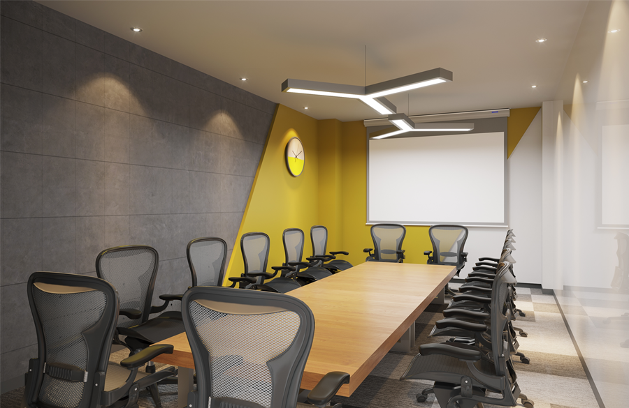 松江辦公室裝修800平國有公司辦公室-辦公室裝修設(shè)計效果圖-第3張圖片-上海古都建筑設(shè)計集團