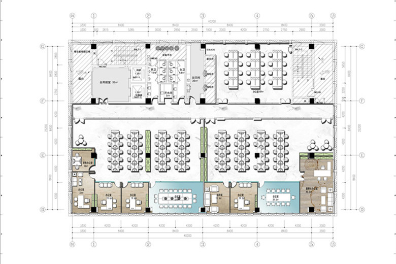 新能源科技公司辦公室設(shè)計布局方案-辦公室裝修設(shè)計效果圖-第2張圖片-上海古都建筑設(shè)計集團 新能源科技公司辦公室設(shè)計布局方案-辦公室裝修設(shè)計效果圖-第2張圖片-上海古都建筑設(shè)計集團